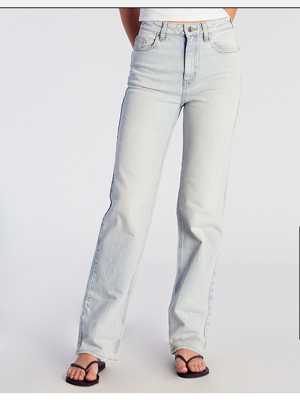 PacSun Light Blue Stretch 90's Boyfriend Jeans